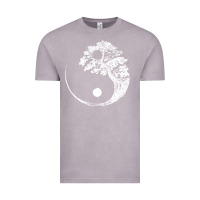 Vintage Zinc yin yang bonsai tree Vintage Tee - artisFamous