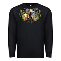 Black camp life Premium Sweatshirt - SublimationCraftShop