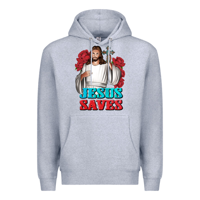 Jesus Saves Premium Hoodie by BundleAndBundleShop | Teevron