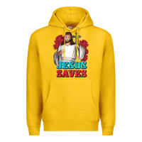 Lemon Jesus Saves Premium Hoodie - BundleAndBundleShop