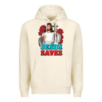 Tofu Jesus Saves Premium Hoodie - BundleAndBundleShop