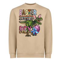 Mushroom Easter Saurus Rex Heavyweight Sweatshirt - OliviaCreatesArt