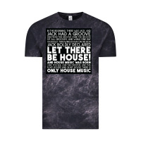 Cloud Black Let there be house music Vintage Tee - artisFamous