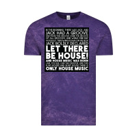 Cloud Purple Let there be house music Vintage Tee - artisFamous