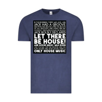 Vintage Denim Let there be house music Vintage Tee - artisFamous