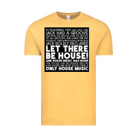 Vintage Mustard Let there be house music Vintage Tee - artisFamous