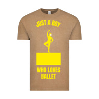 Vintage Coffee just a boy who loves ballet Vintage Tee - artisFamous