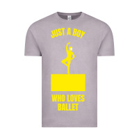 Vintage Zinc just a boy who loves ballet Vintage Tee - artisFamous
