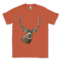 Copper Mule Buck Deer Head Classic Tee - LillyAllenDesigns