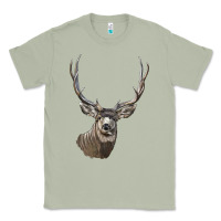 Matcha Mule Buck Deer Head Classic Tee - LillyAllenDesigns