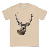 Mushroom Mule Buck Deer Head Classic Tee - LillyAllenDesigns