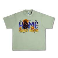 Oil Green Home Sweet Home Urban Heavy Tee - texasbilliewilder