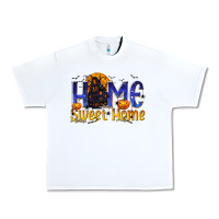 White Home Sweet Home Urban Heavy Tee - texasbilliewilder