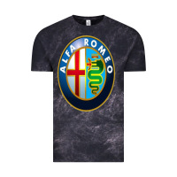 Cloud Black alfa racing big merch Vintage Tee - artisFamous