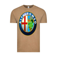 Vintage Coffee alfa racing big merch Vintage Tee - artisFamous