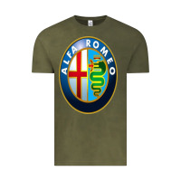 Vintage Olive alfa racing big merch Vintage Tee - artisFamous