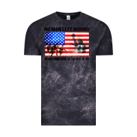 Cloud Black no man left behind means something to the rest of us Vintage Tee - artisFamous