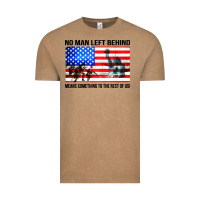 Vintage Coffee no man left behind means something to the rest of us Vintage Tee - artisFamous