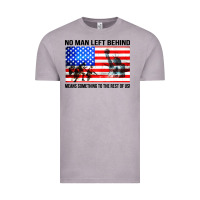 Vintage Zinc no man left behind means something to the rest of us Vintage Tee - artisFamous