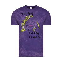 Cloud Purple It's My Party And I'll Cry If I Want To happy christmas Vintage Tee - artisFamous