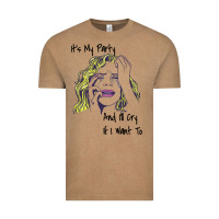 Vintage Coffee It's My Party And I'll Cry If I Want To happy christmas Vintage Tee - artisFamous