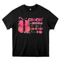 Black crocin' around the christmas tree Heavy Core Tee - MaliasSmallBusiness