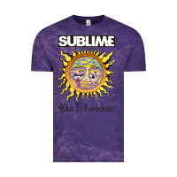 Cloud Purple sunflower sublime 40oz to freedom Vintage Tee - artisFamous