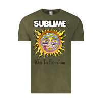 Vintage Olive sunflower sublime 40oz to freedom Vintage Tee - artisFamous