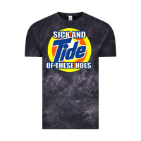 Cloud Black sick and tide of these hoes Vintage Tee - artisFamous