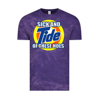Cloud Purple sick and tide of these hoes Vintage Tee - artisFamous