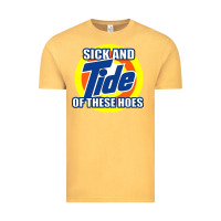 Vintage Mustard sick and tide of these hoes Vintage Tee - artisFamous