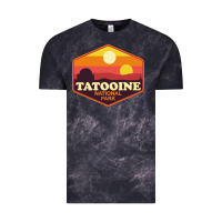 Cloud Black tatooine national park Vintage Tee - artisFamous