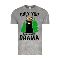 Cloud Rock only you can prevent drama llama Vintage Tee - artisFamous