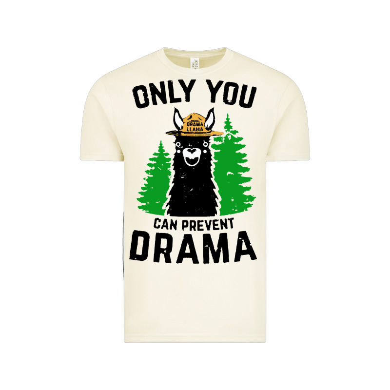 Only You Can Prevent Drama Llama Vintage Tee by artisFamous | Teevron