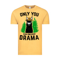Vintage Mustard only you can prevent drama llama Vintage Tee - artisFamous