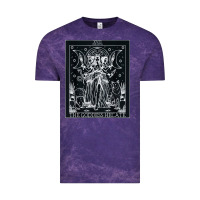 Cloud Purple hecate tarot card triple moon goddess witch wiccan pagan Vintage Tee - artisFamous