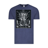 Vintage Denim hecate tarot card triple moon goddess witch wiccan pagan Vintage Tee - artisFamous