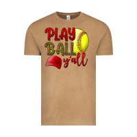 Vintage Camel Play ball y'all Softball Vintage Tee - NancyCooperArtShop