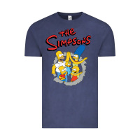 Vintage Denim the simpsons funny family Vintage Tee - artisFamous