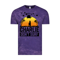 Cloud Purple summer vacation charlie don't surf Vintage Tee - artisFamous