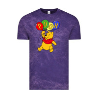 Cloud Purple hunny the pooh Vintage Tee - artisFamous