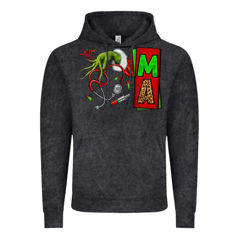 Christmas Character Nurse Vintage Hoodie by NancyCooperArtShop | Teevron
