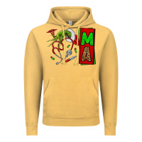 Vintage Mustard Christmas Character Nurse Vintage Hoodie - NancyCooperArtShop