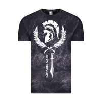 Cloud Black sparta krieger fitness   molon labe Vintage Tee - artisFamous