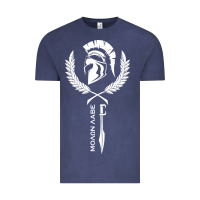 Vintage Denim sparta krieger fitness   molon labe Vintage Tee - artisFamous