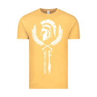 Vintage Mustard sparta krieger fitness   molon labe Vintage Tee - artisFamous