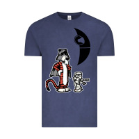 Vintage Denim hobbes and calvin Vintage Tee - artisFamous