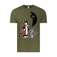 Vintage Olive hobbes and calvin Vintage Tee - artisFamous
