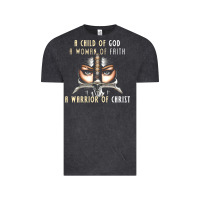 Vintage Black child of god woman of faith warrior of christ Vintage Tee - artisFamous