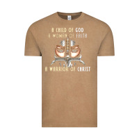 Vintage Coffee child of god woman of faith warrior of christ Vintage Tee - artisFamous